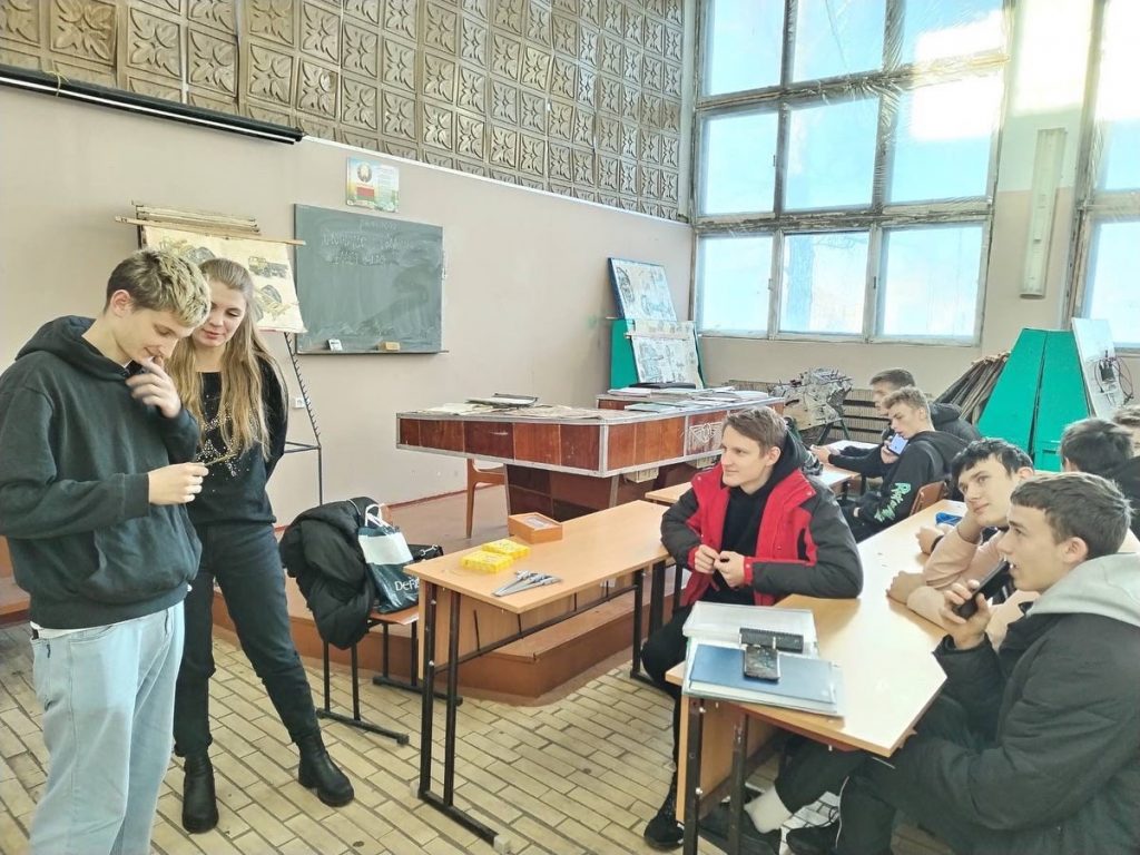 Встреча учащихся с первым секретарем Гомельского РК ОО «БРСМ»